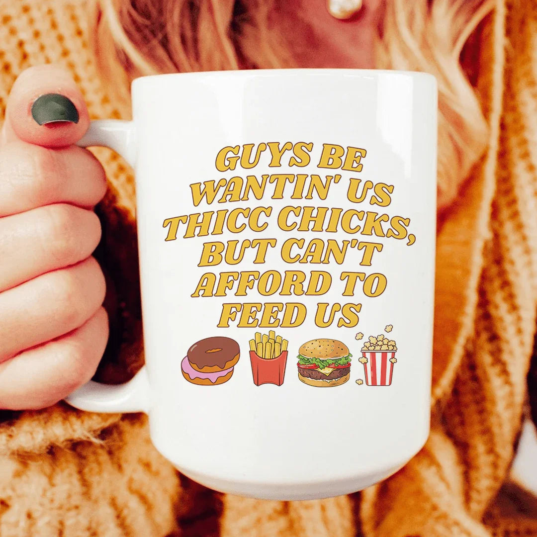 Thicc Chicks Mug - 15 oz Ceramic Drinkware