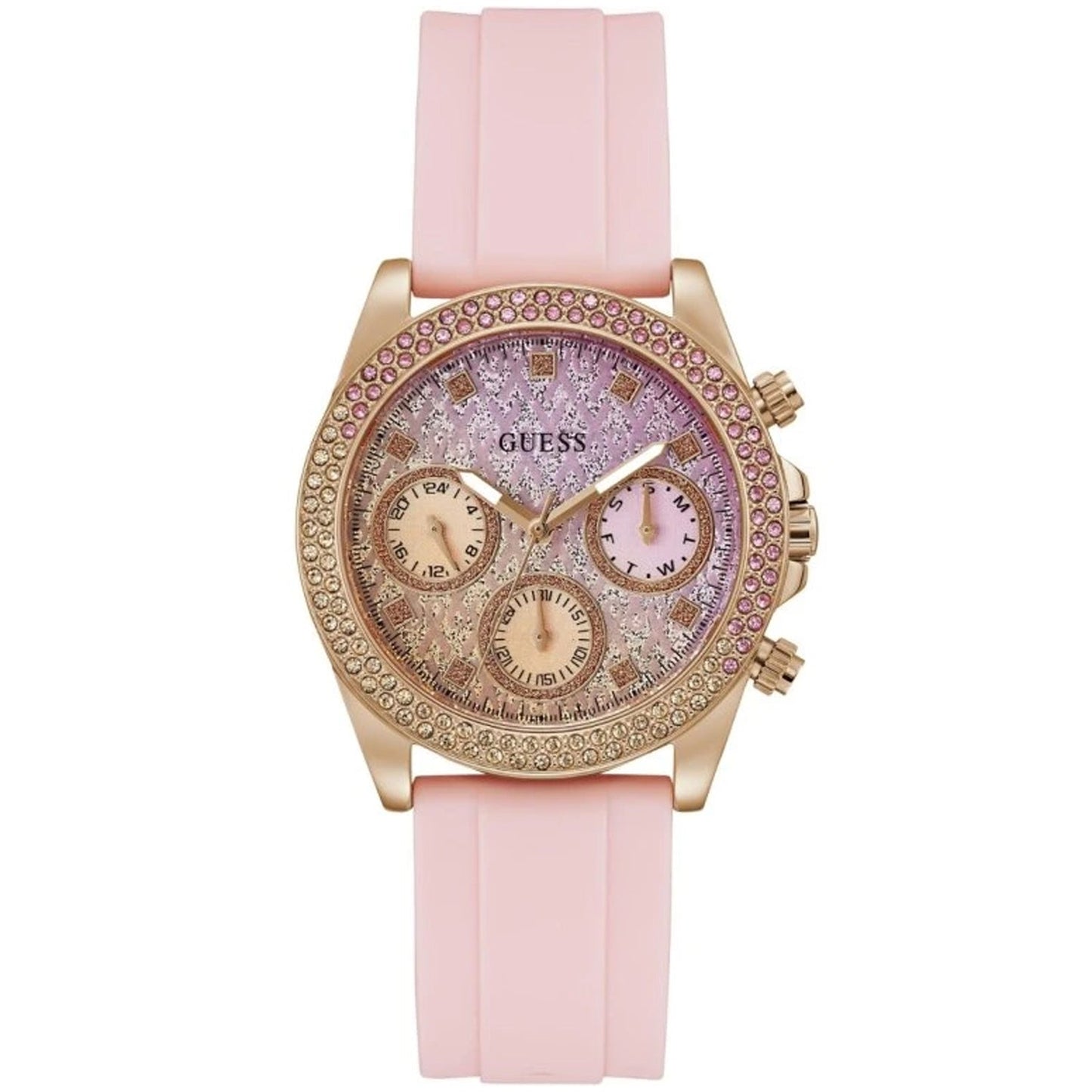 Reloj Rosa Brillante Guess para Mujer