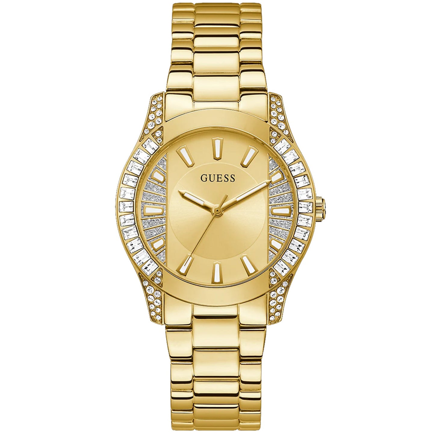 Guess Women's Midnight Watch - Elegant Gold Design
