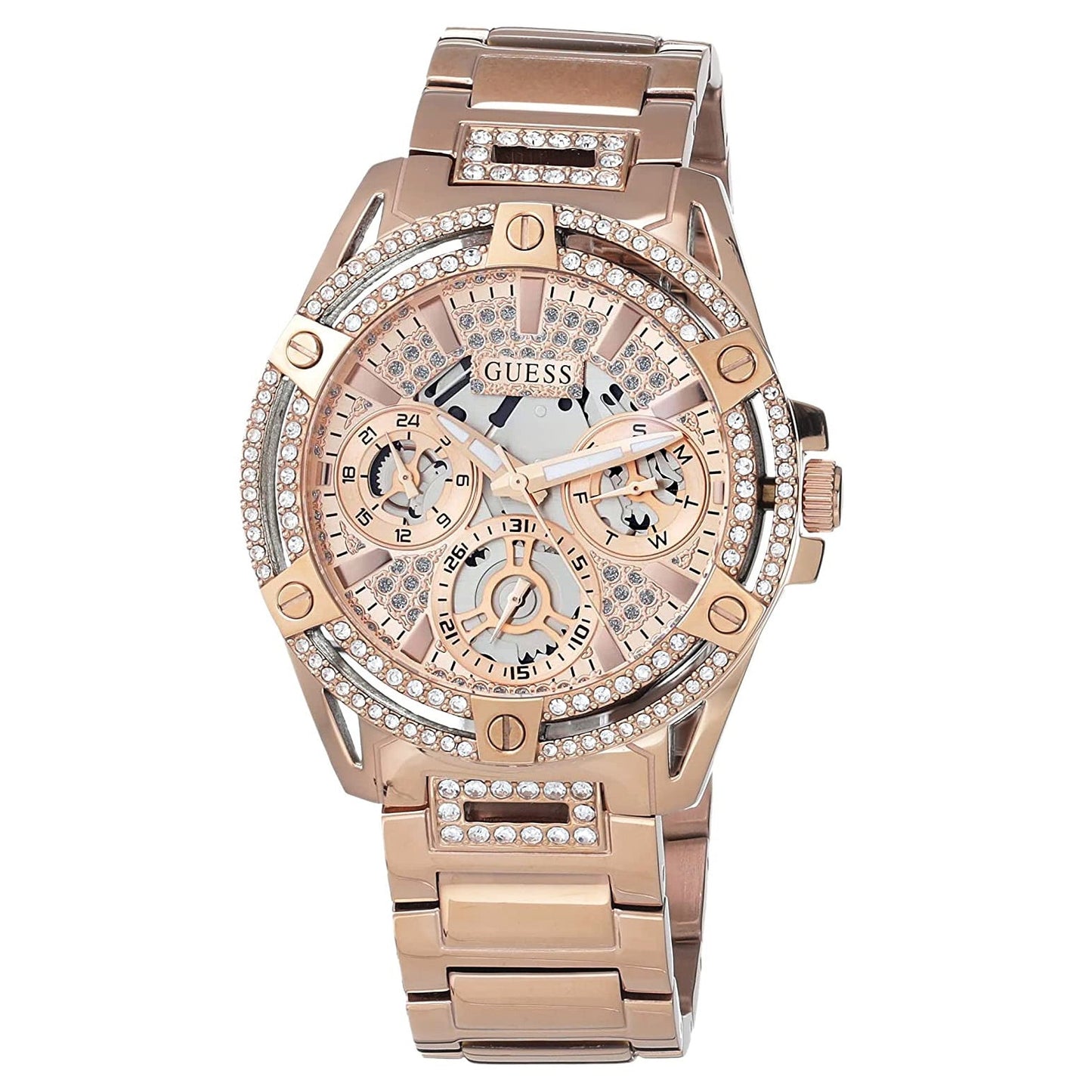Reloj Clásico de Oro Rosa para Mujer Guess