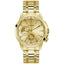 Guess Men's Spec Watch - Gold Dial & Stainless Steel