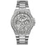 Montre multifonction en argent tendance Guess pour homme