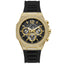 Montre multifonction Guess pour homme Momentum noir et doré