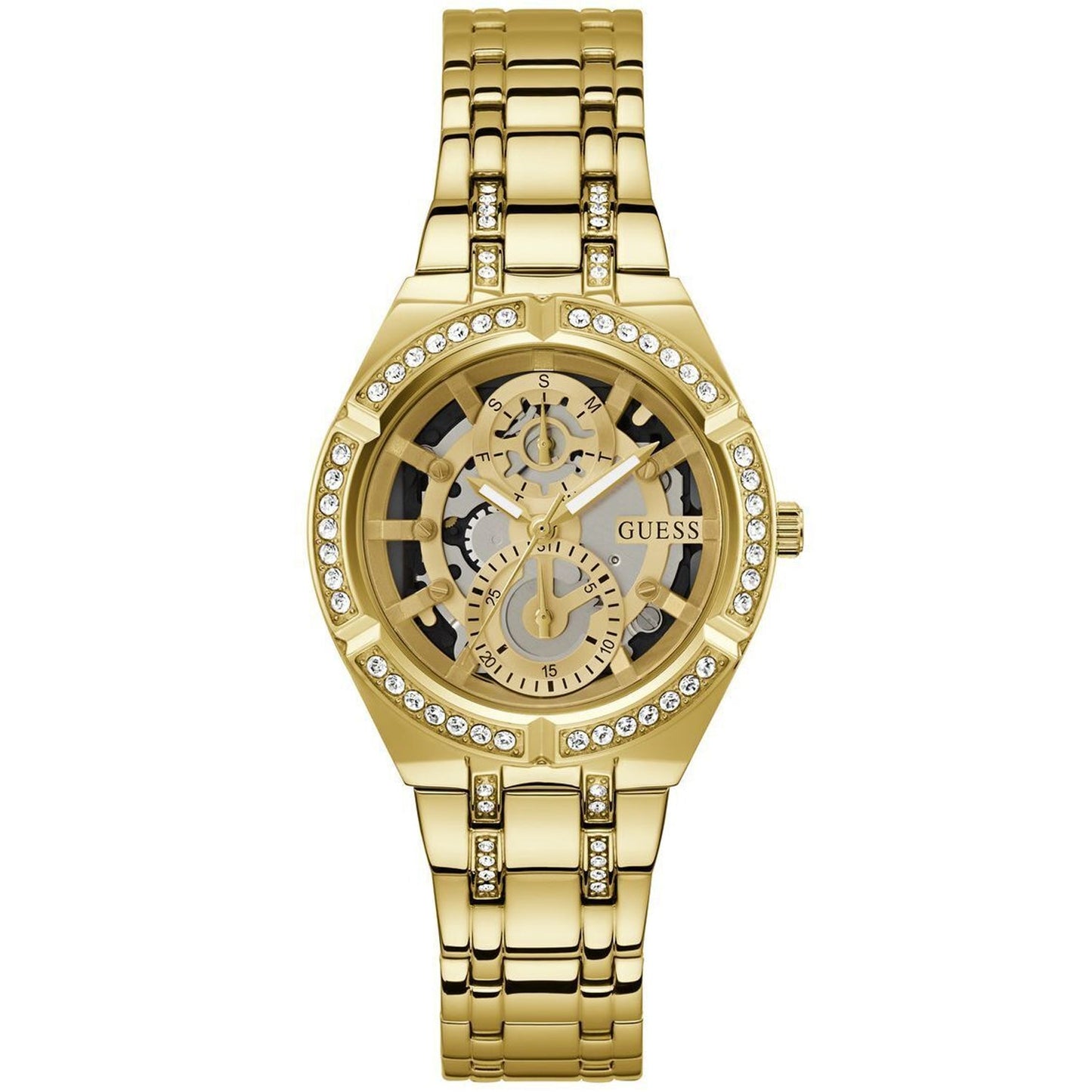 Guess Women's Allara Watch - Elegant Gold Bracelet