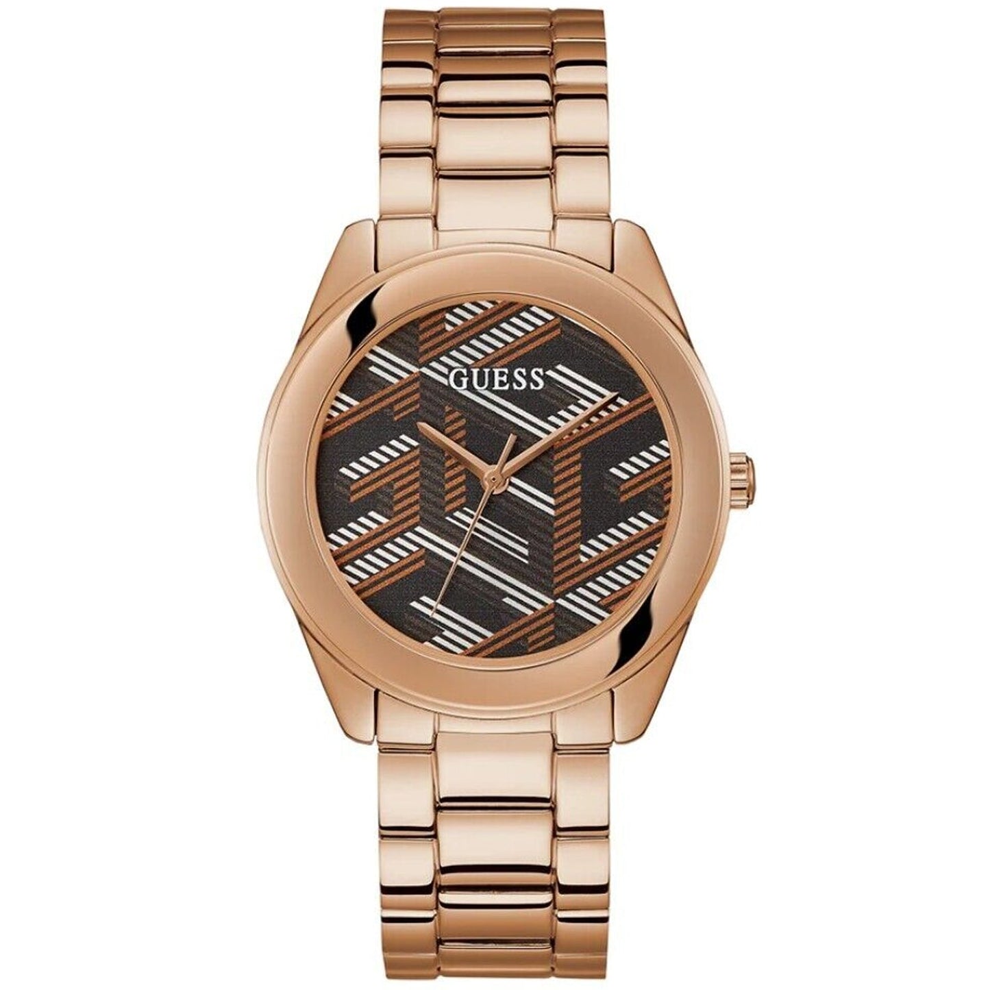 Guess Women's Cubed Watch - Elegant Rose Gold Design