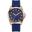 Guess Men's Champ Watch - Blue Dial & Silicone Strap