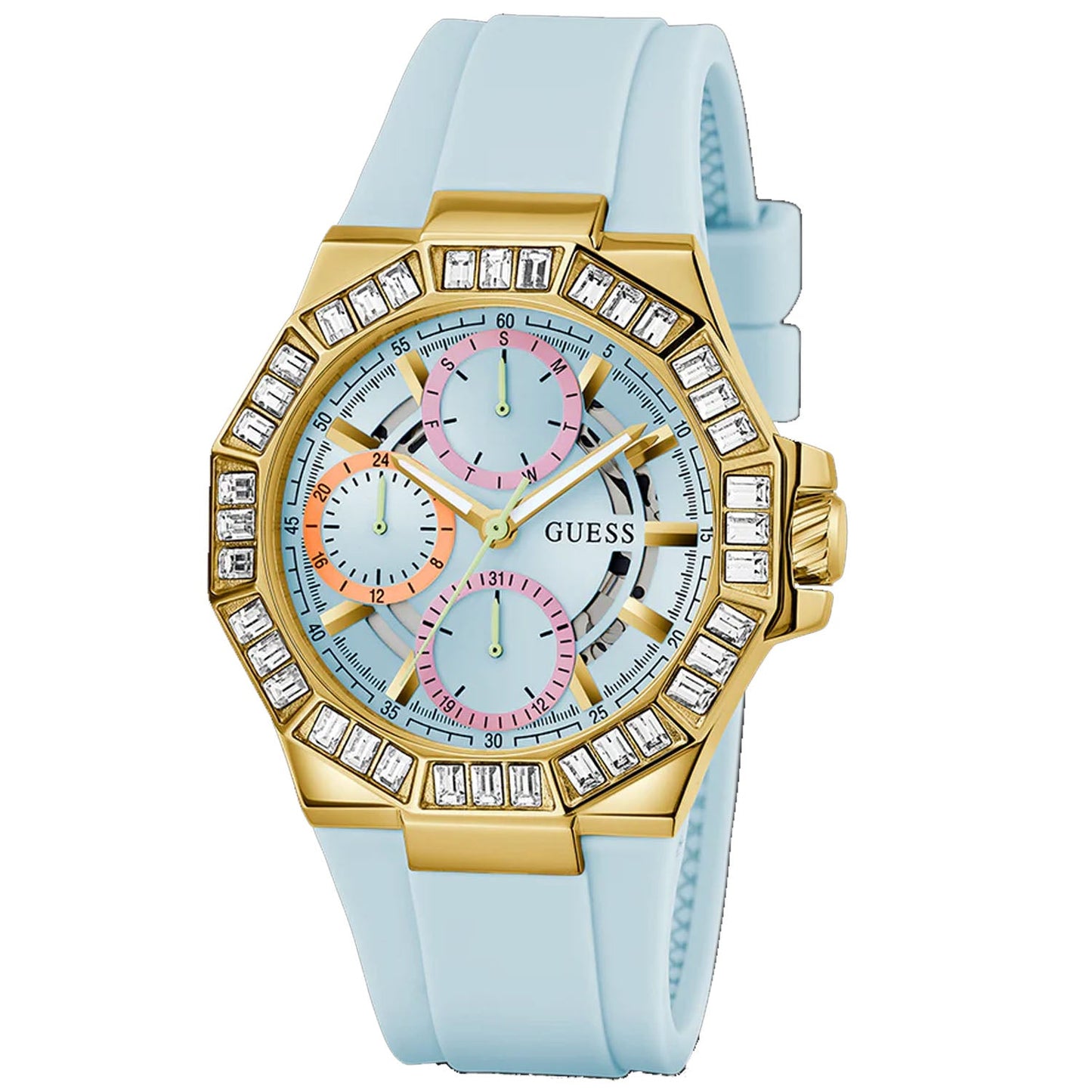 Guess Women's Classic Blue Dial Watch