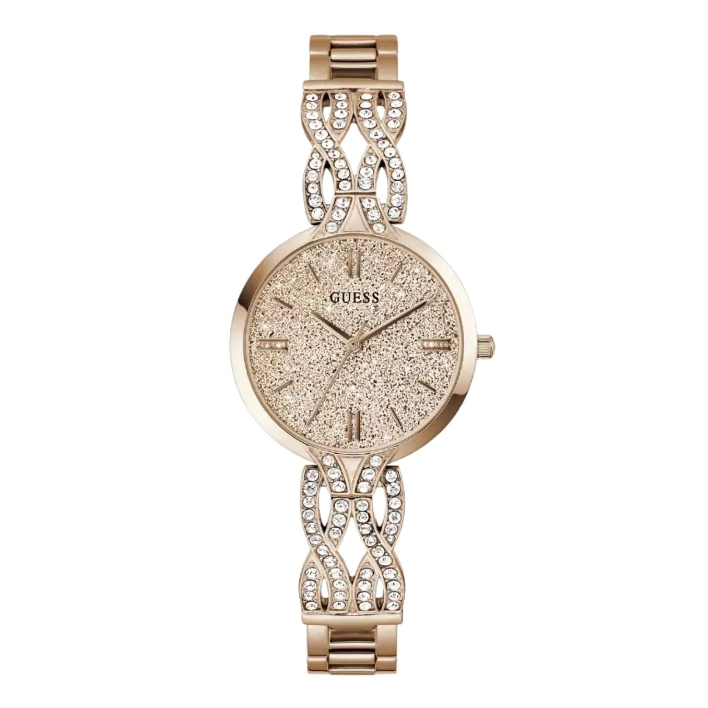 Reloj Guess para mujer en coral y oro rosa