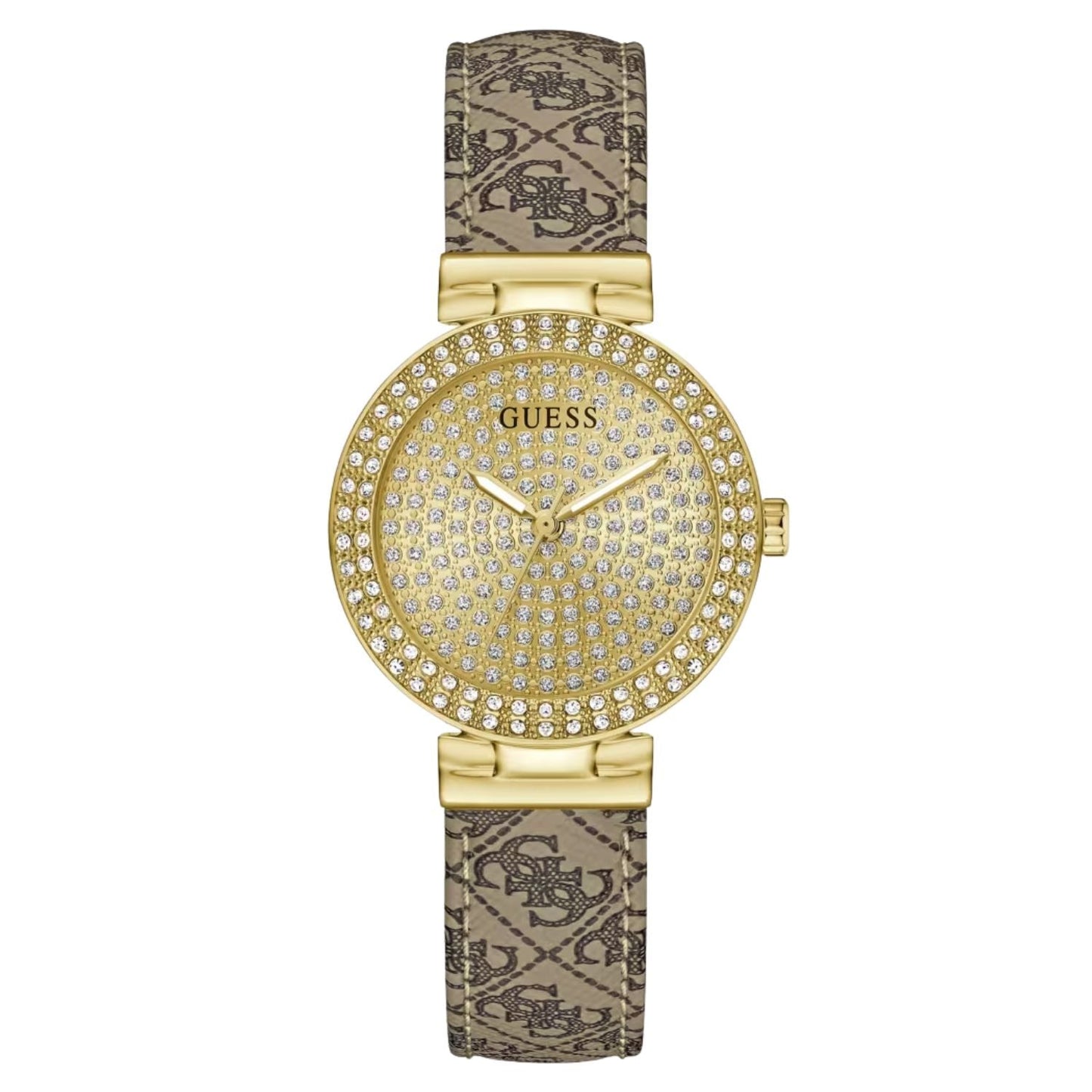 Guess Women's Glitz Plaque Watch