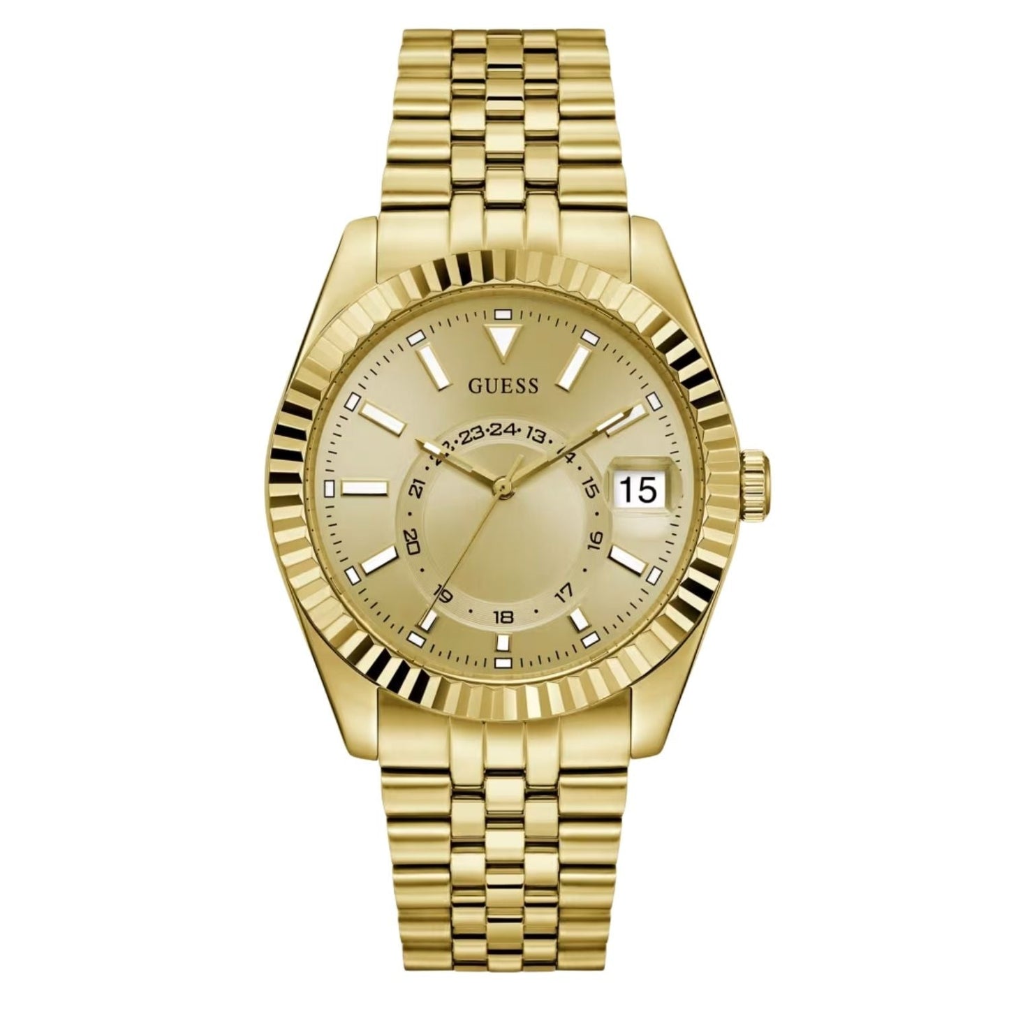 Montre Guess pour homme Jaden - Cadran doré et acier inoxydable
