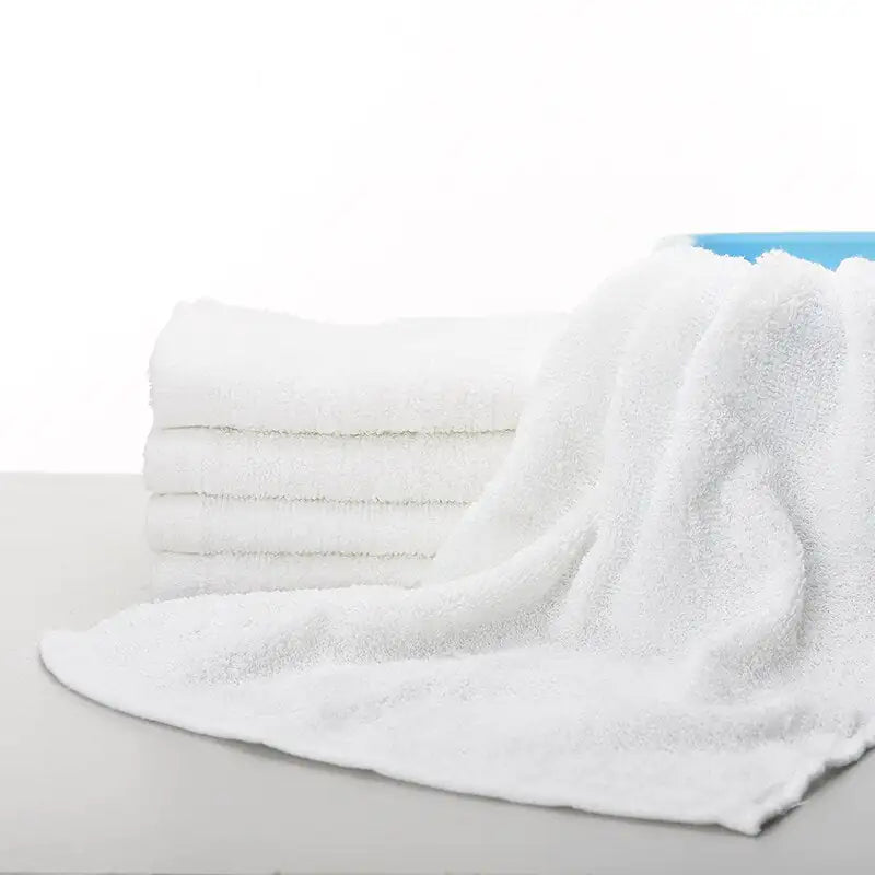 Premium White Cotton Bath Towels