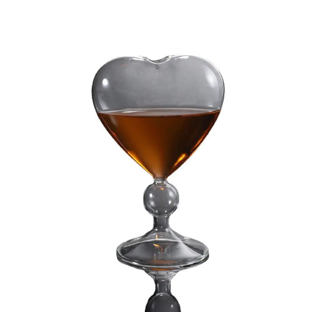 Heart-Shaped Cocktail Glass - Creative Japanese Design