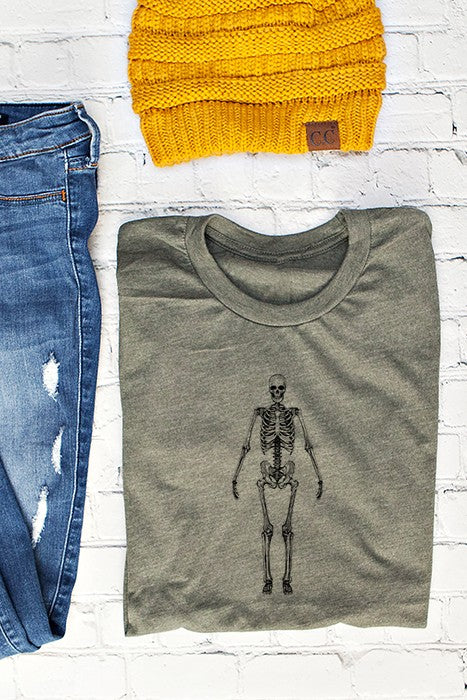 Skeleton Graphic Unisex T-Shirt - Korvel