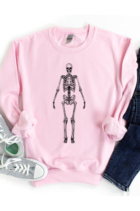 Premium Skeleton Graphic Sweatshirt