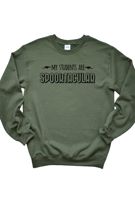 Spooktacular Students Cozy Sweatshirt
