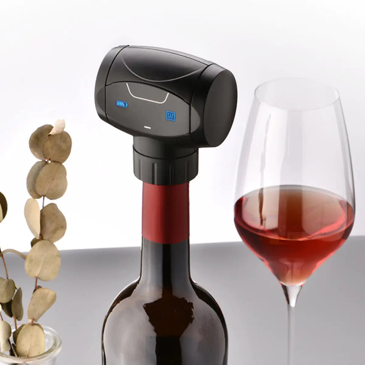 Tapa de Conservación de Vino Napa King Auto Vacuum