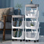 5-Layer Mobile Storage Cart for Kitchen and Home