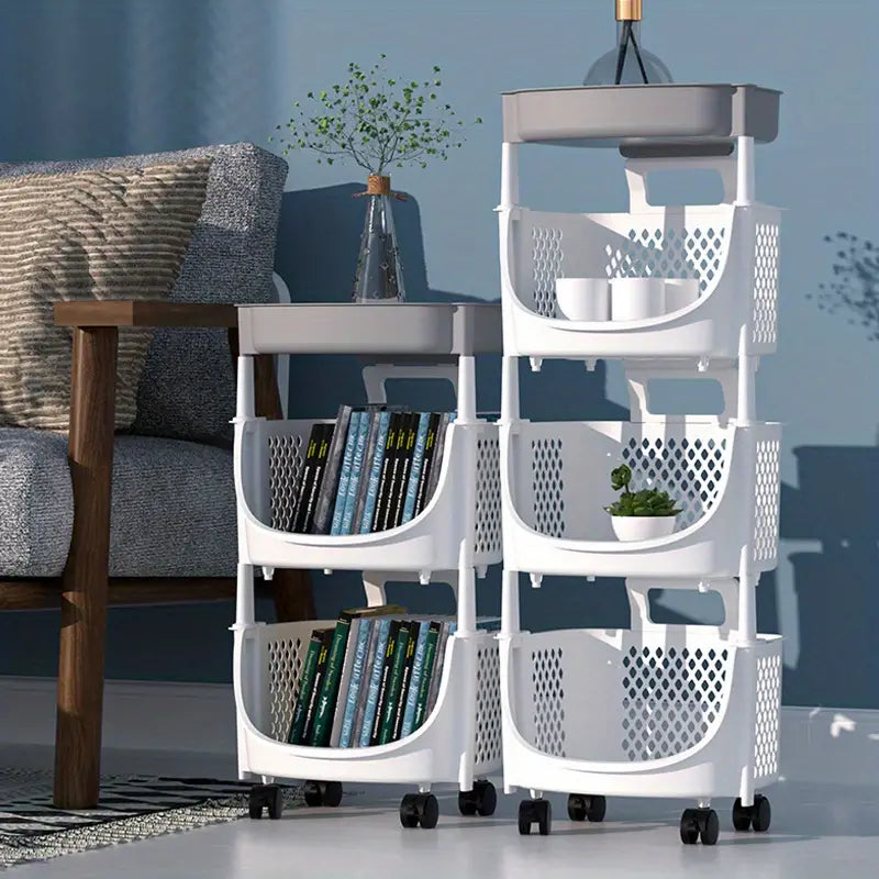5-Layer Mobile Storage Cart for Kitchen and Home