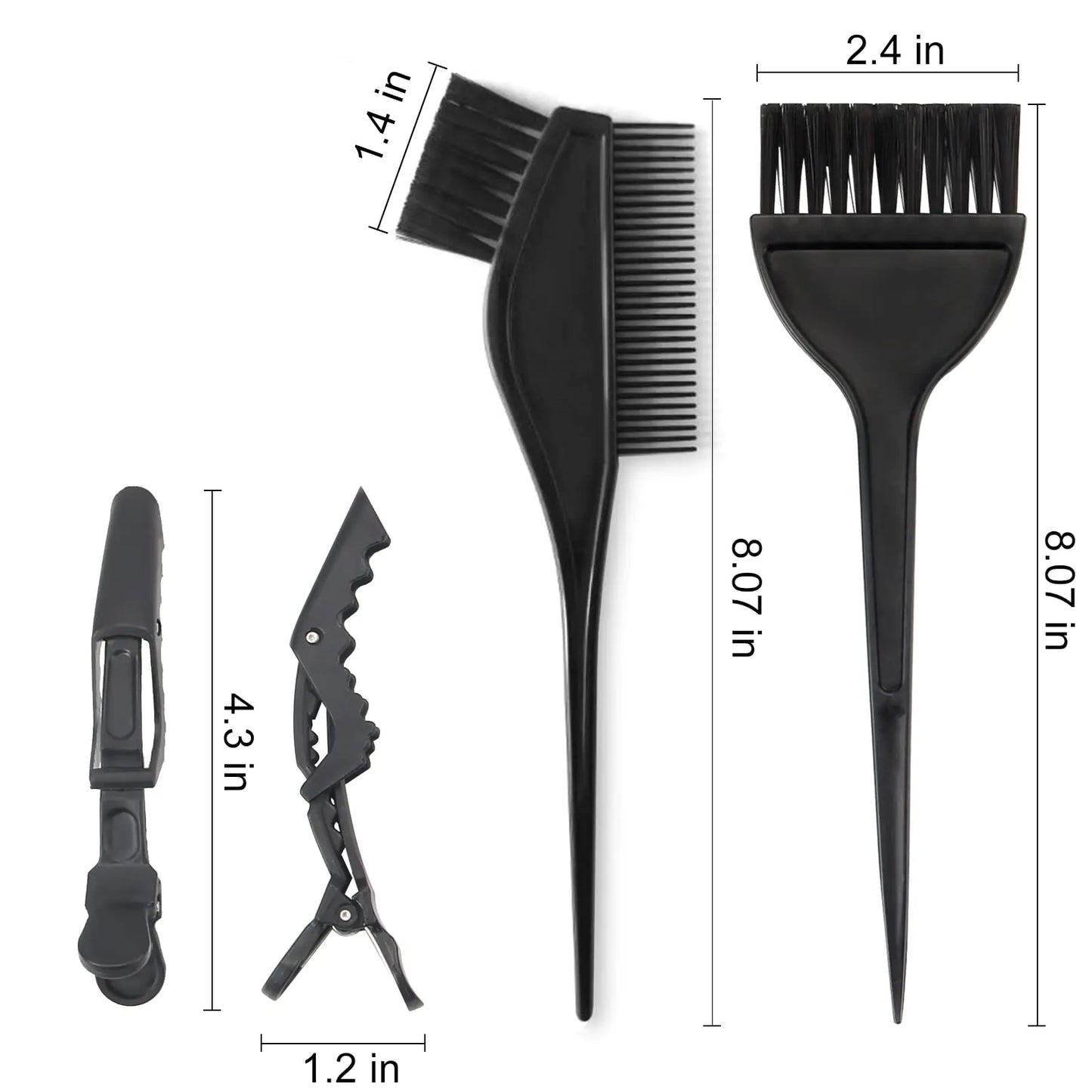 Yexixsr 5Pcs Kit Profesional para Teñir el Cabello