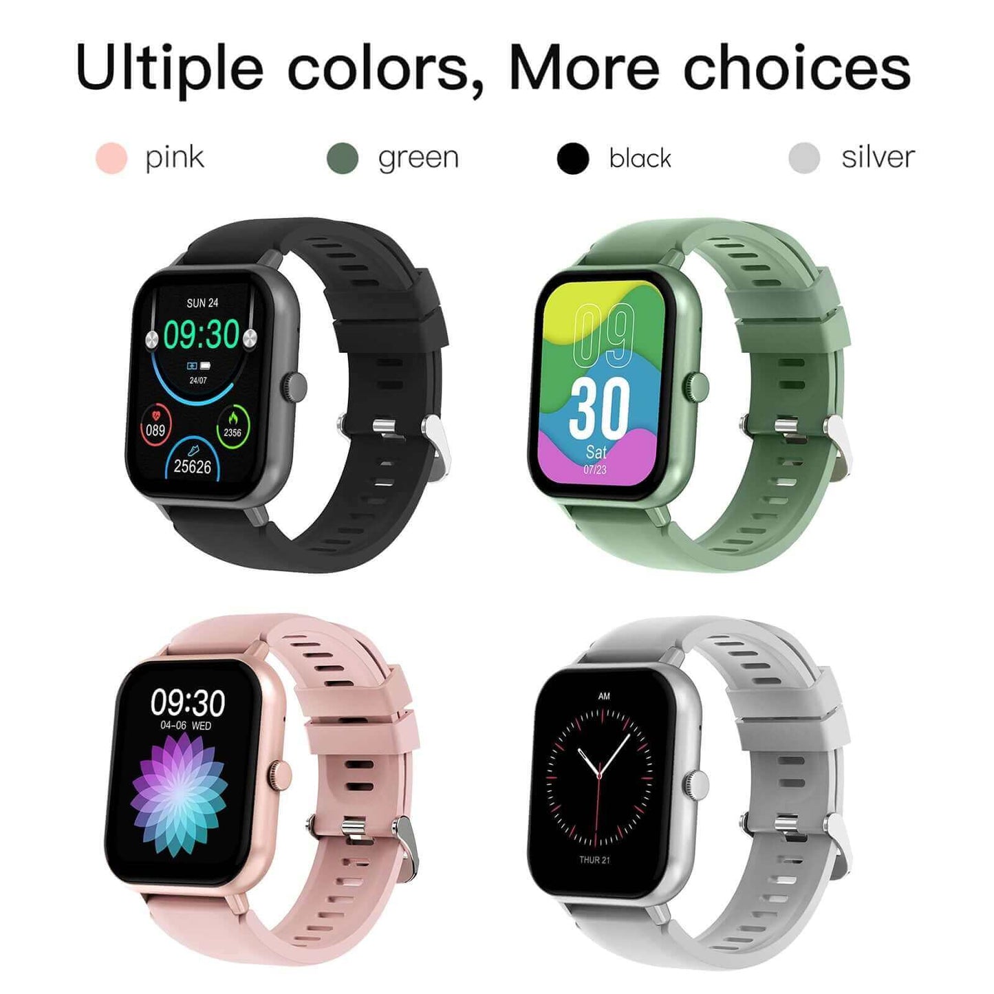 Advanced 1.83" Waterproof Smartwatch with Heart Rate Monitor - Korvel
