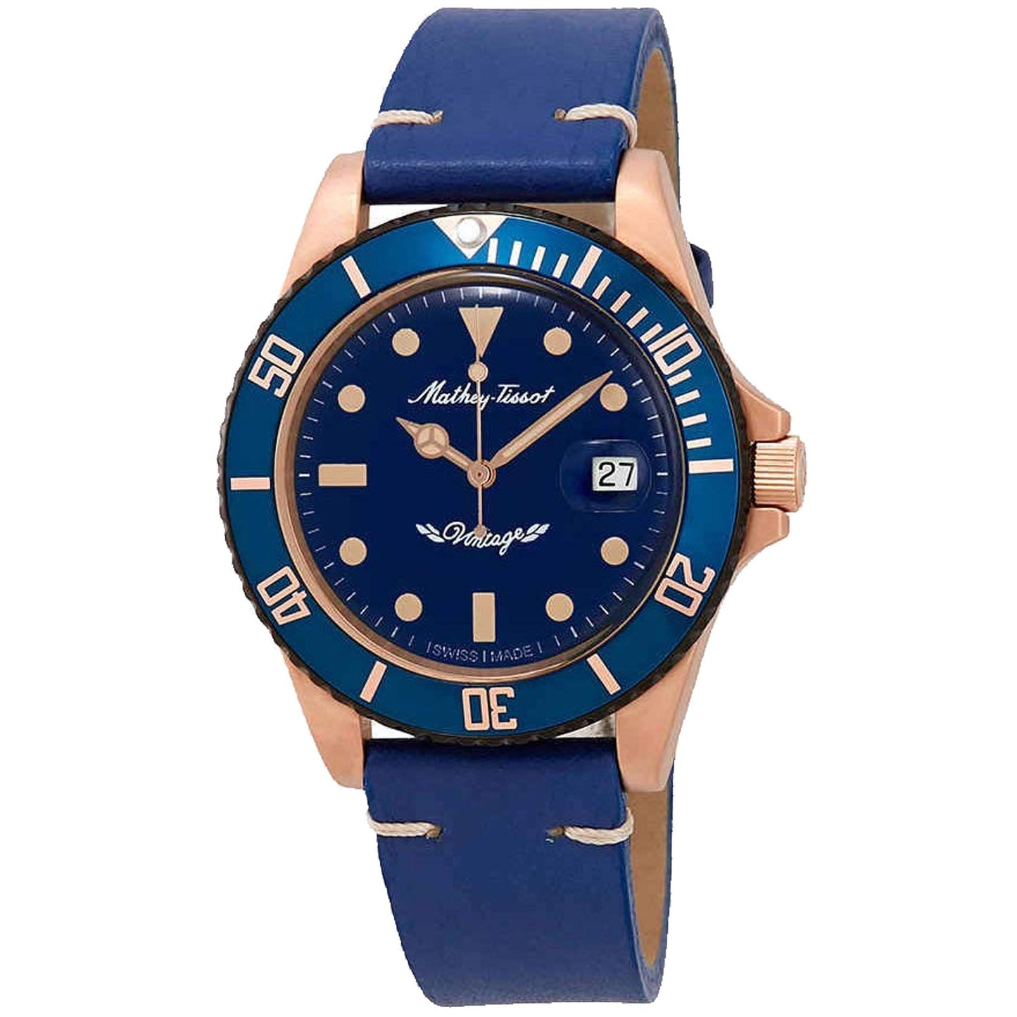 Montre Vintage en Bronze pour Homme Mathey Tissot