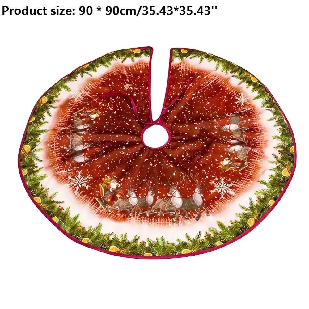 Elegant Christmas Tree Skirt for Festive Decor