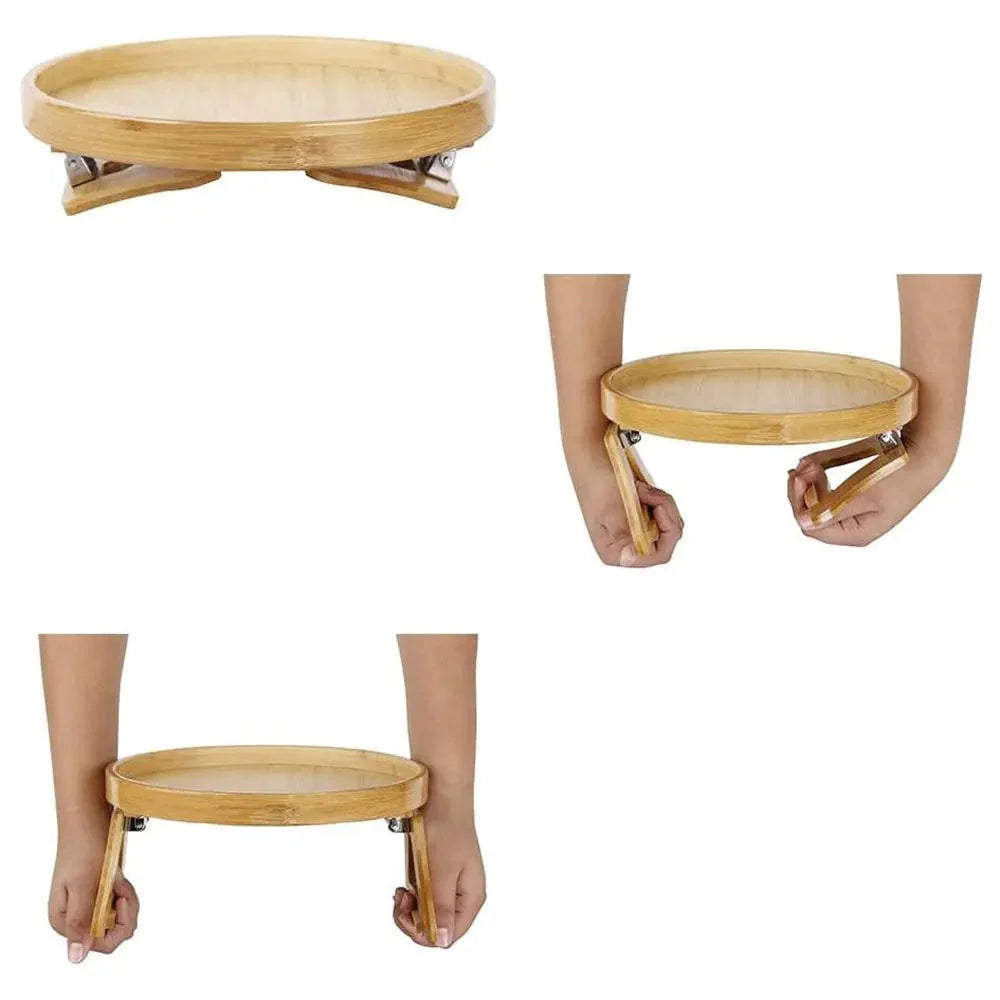Plateau de canapé en bois élégant pour une commodité stylée