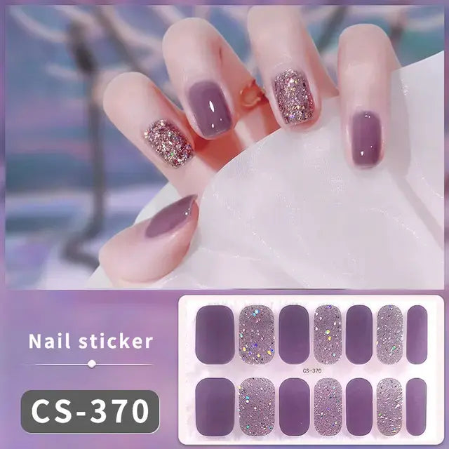 Premium DIY Gel Nail Stickers for Effortless Glam