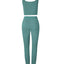 Conjunto de Top Corto y Leggings de Gimnasio Premium