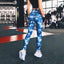 Leggings de sport imprimés camouflage taille haute pour femmes