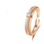 Elegant Simple Couple Rings for Men and Women