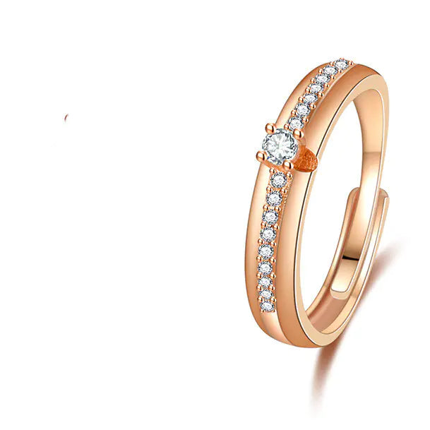 Elegant Simple Couple Rings for Men and Women