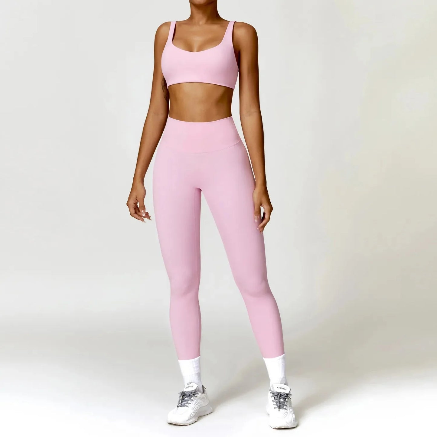 Conjunto de Sujetador y Pantalones de Tela Elegante