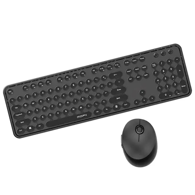 Ensemble de clavier sans fil à touches rondes