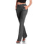 Pantalones de punto acampanados para mujer con bolsillos laterales