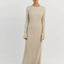 Ribbed Knit Maxi Dress: Elegant Autumn Style