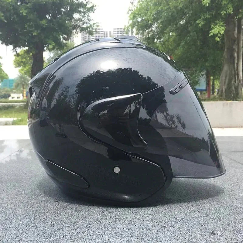 Casco de Moto Half Premium para Conductores Estilosos