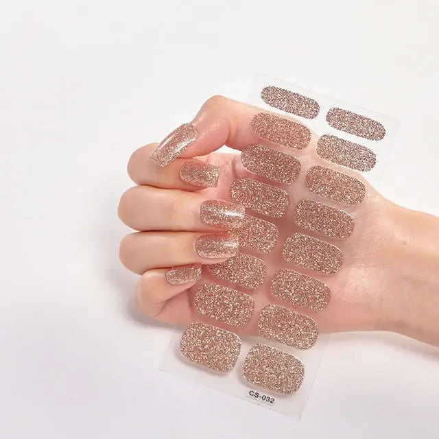 Premium DIY Gel Nail Stickers for Effortless Glam