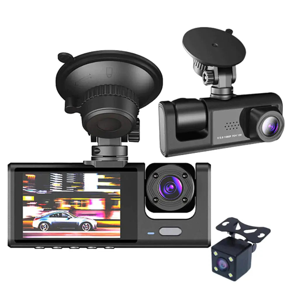 Premium Dual Lens HD 1080P Dash Cam for Comprehensive Coverage