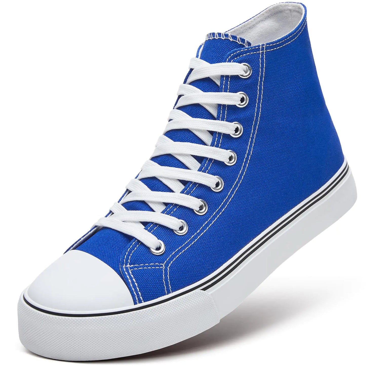 ZGR Zapatillas de Lona Altas para Hombre - Zapatos Casual Clásicos para Caminar