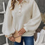 Half Button Long Sleeve Sweatshirt - Korvel