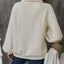 Half Button Long Sleeve Sweatshirt - Korvel