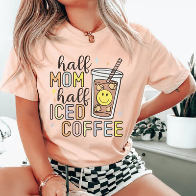 T-shirt Mi-Maman Mi-Café Glacé