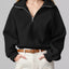 Half Zip Long Sleeve Sweatshirt