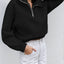 Half Zip Long Sleeve Sweatshirt