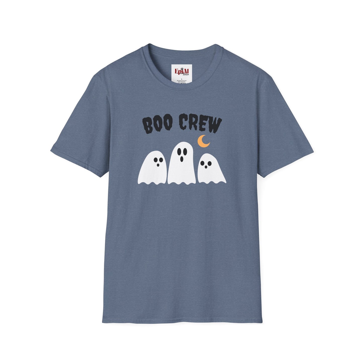T-shirt unisexe Halloween Boo Crew - Mode automnale effrayante