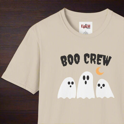 Camiseta Unisex Halloween Boo Crew - Moda Espeluznante de Otoño