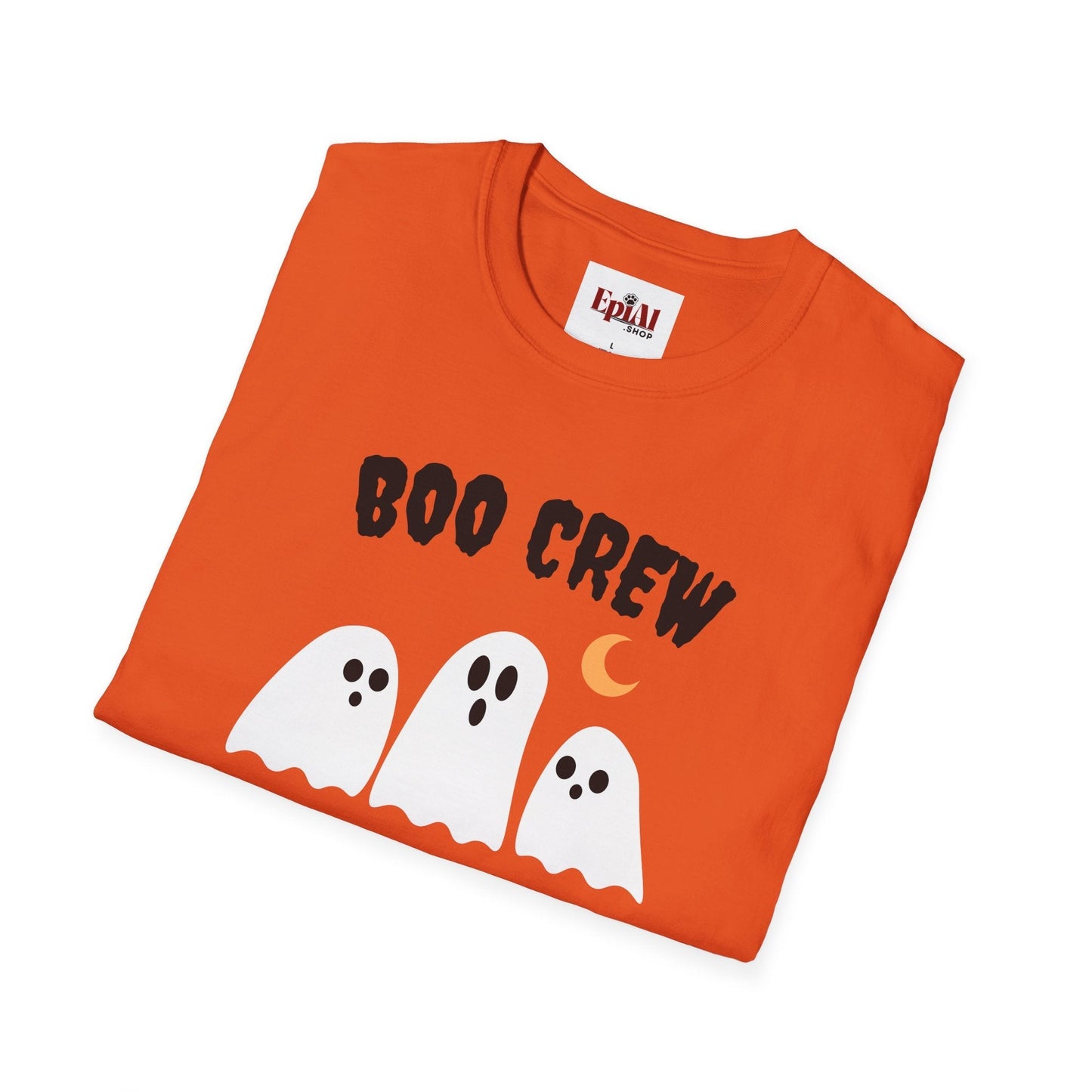T-shirt unisexe Halloween Boo Crew - Mode automnale effrayante