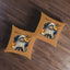 Coussin de sol carré Halloween avec chat pour une décoration de vacances confortable