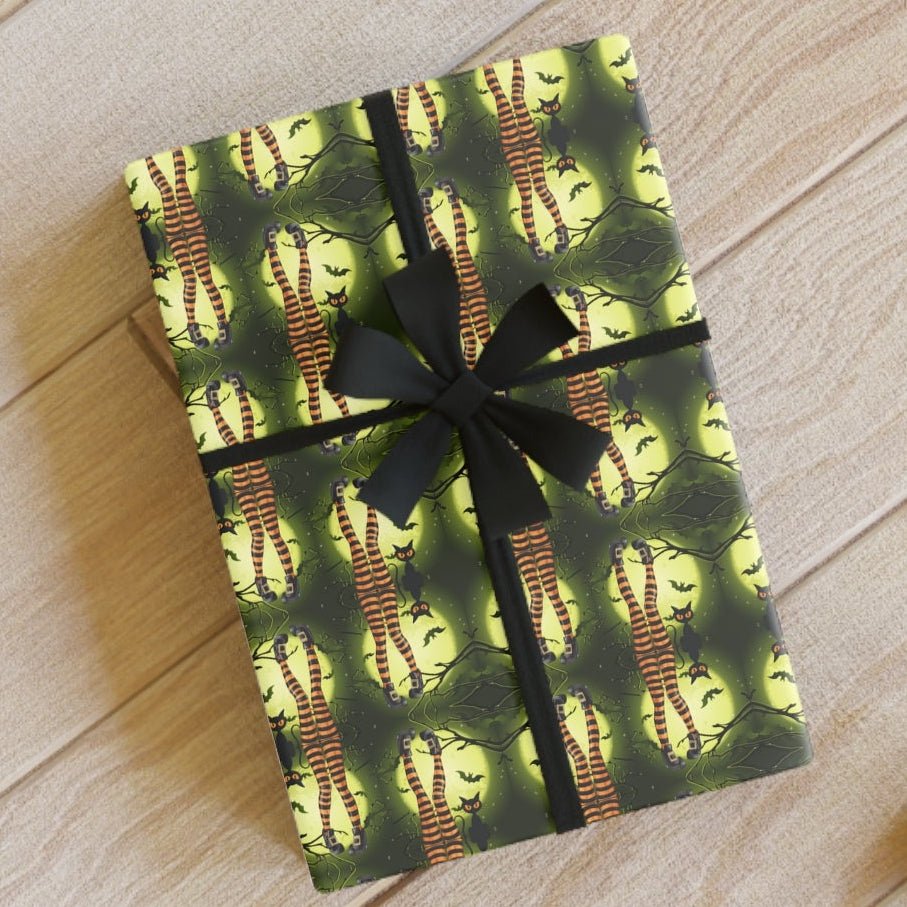 Papier Cadeau Halloween pour Amateurs de Chats